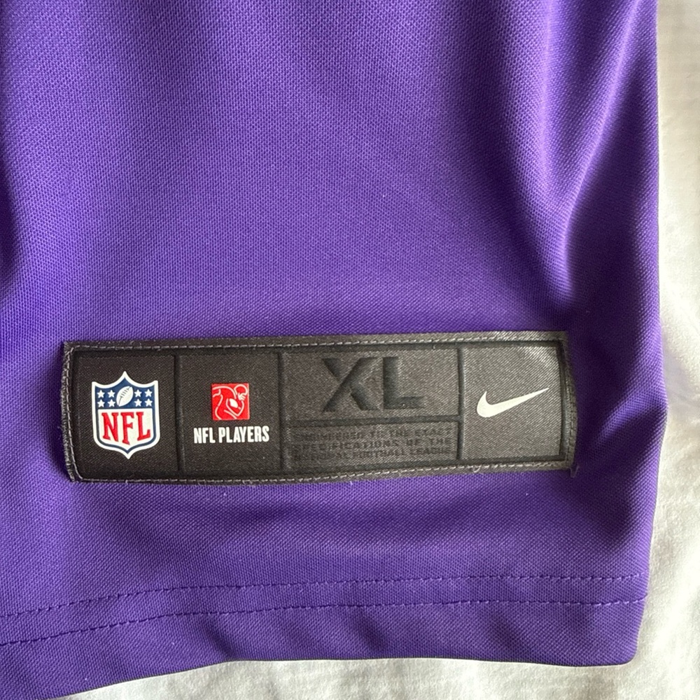 Men’s Nike Anthony Barr #55 Minnesota Vikings Vapor Limited Jersey Sz XL - RARE - Picture 3 of 6